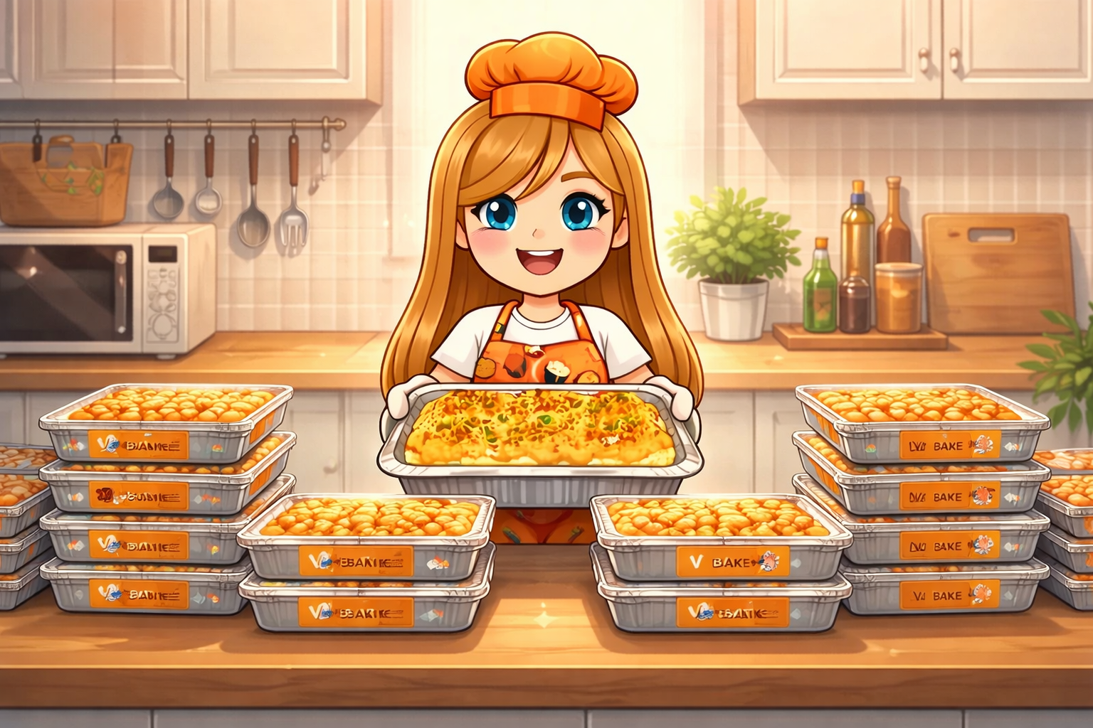 Golden Crabstick Melt Sushi Bake